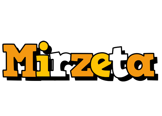 Mirzeta cartoon logo