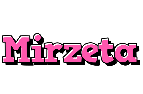 Mirzeta girlish logo