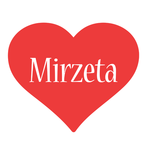 Mirzeta love logo