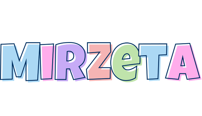 Mirzeta pastel logo