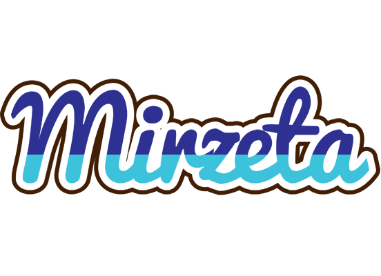 Mirzeta raining logo
