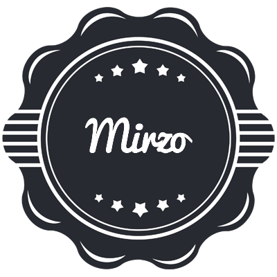 Mirzo badge logo