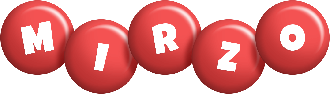 Mirzo candy-red logo