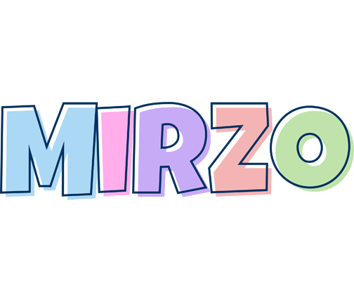 Mirzo pastel logo