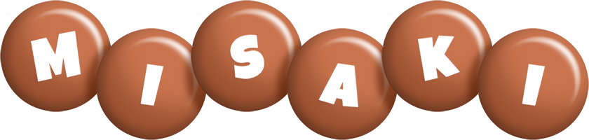 Misaki candy-brown logo