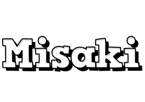 Misaki snowing logo