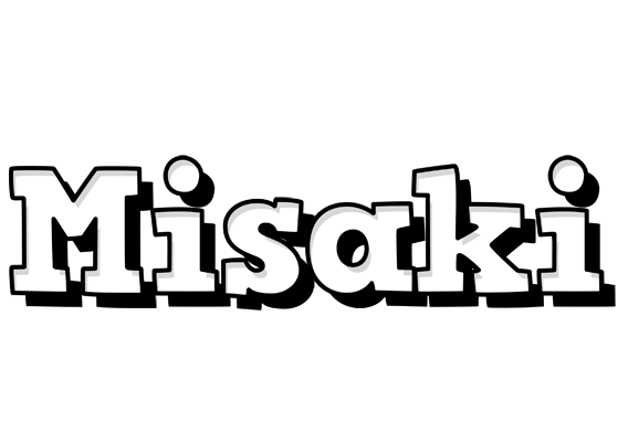 Misaki snowing logo