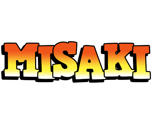 Misaki sunset logo