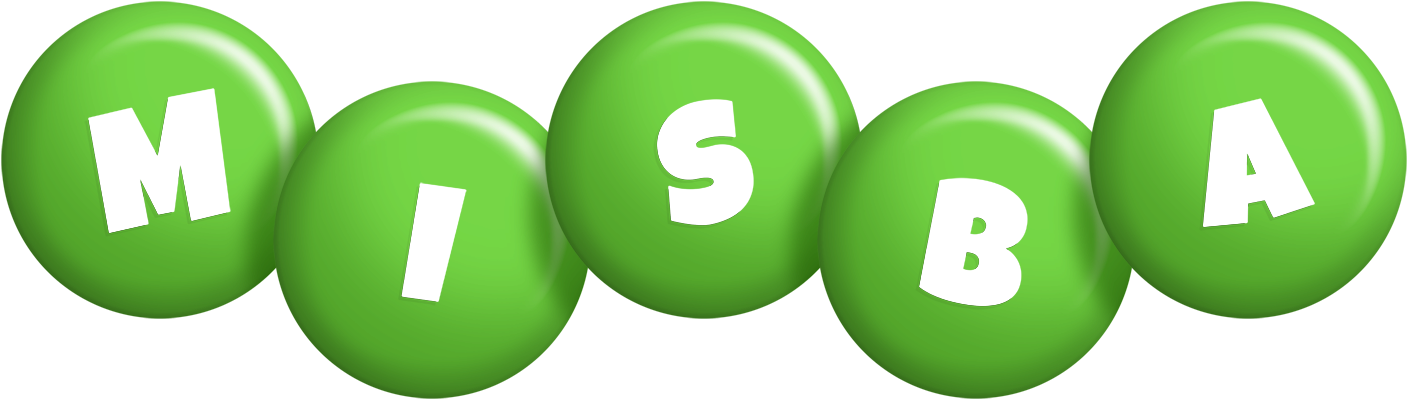 Misba candy-green logo