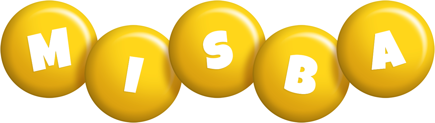Misba candy-yellow logo