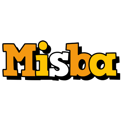 Misba cartoon logo