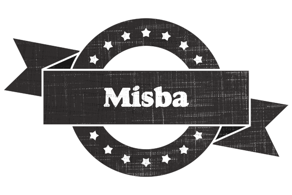 Misba grunge logo