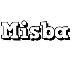 Misba snowing logo