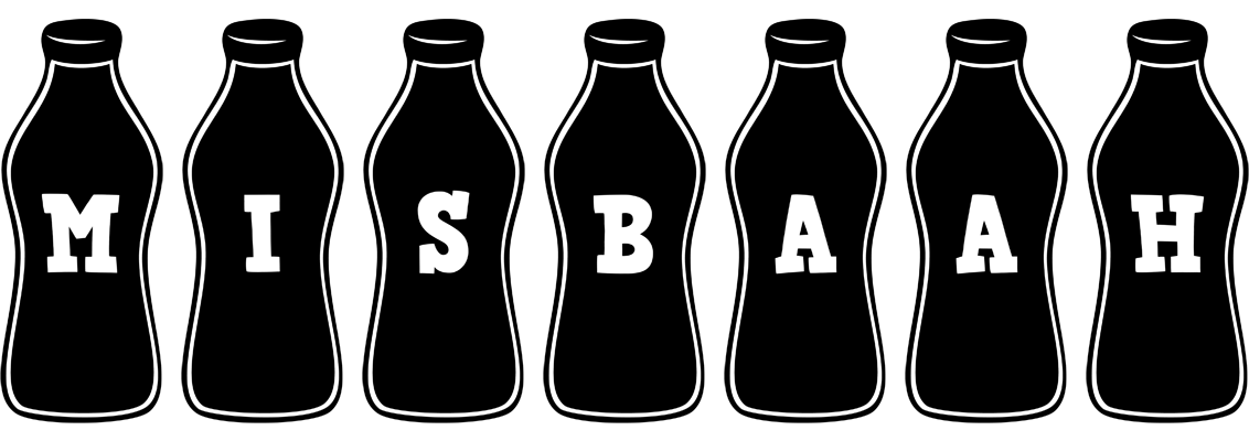 Misbaah bottle logo