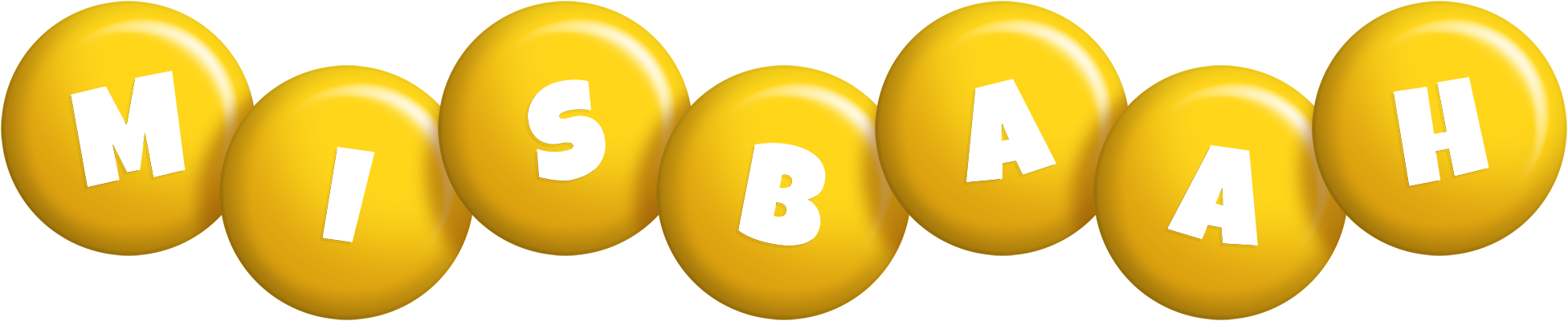 Misbaah candy-yellow logo