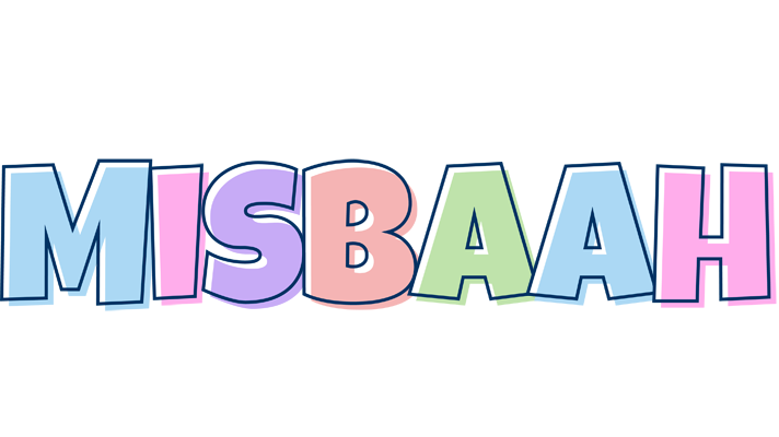 Misbaah pastel logo
