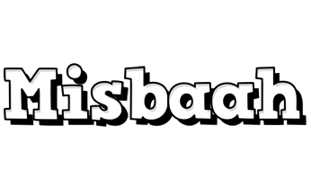 Misbaah snowing logo