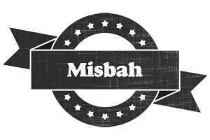 Misbah grunge logo