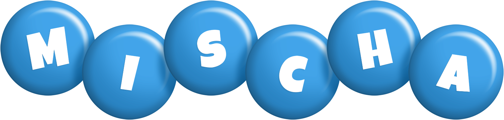 Mischa candy-blue logo