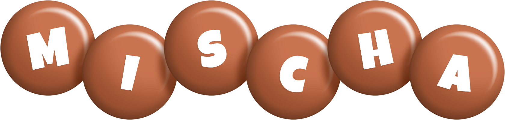 Mischa candy-brown logo