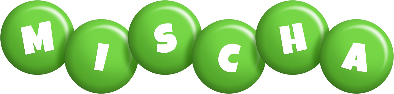 Mischa candy-green logo