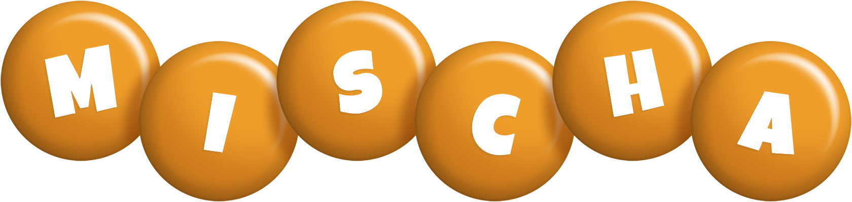 Mischa candy-orange logo