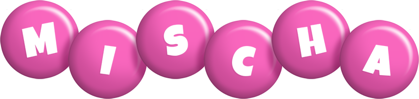 Mischa candy-pink logo