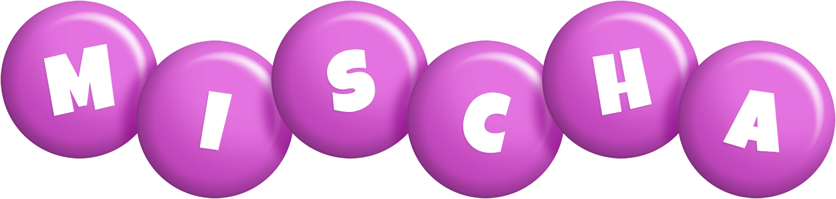 Mischa candy-purple logo