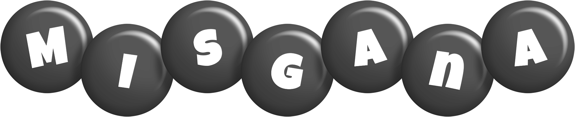 Misgana candy-black logo