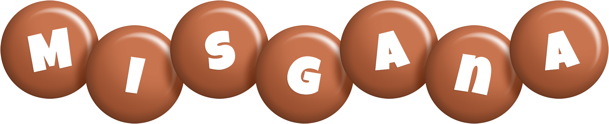 Misgana candy-brown logo