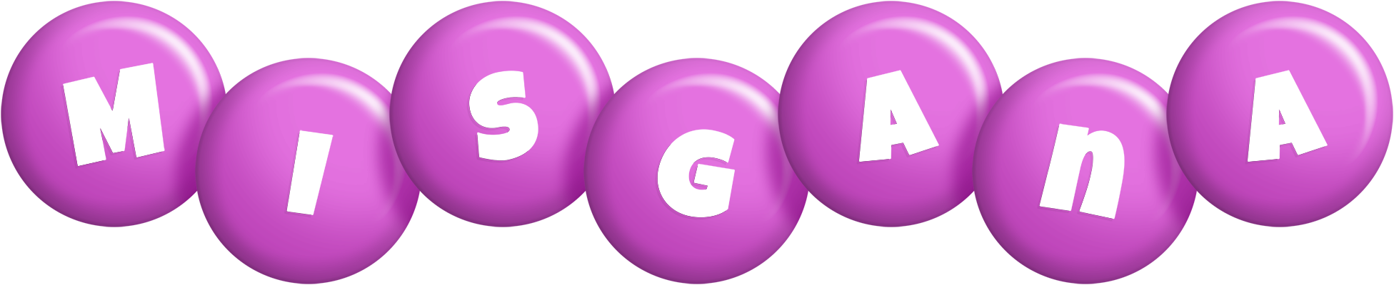 Misgana candy-purple logo