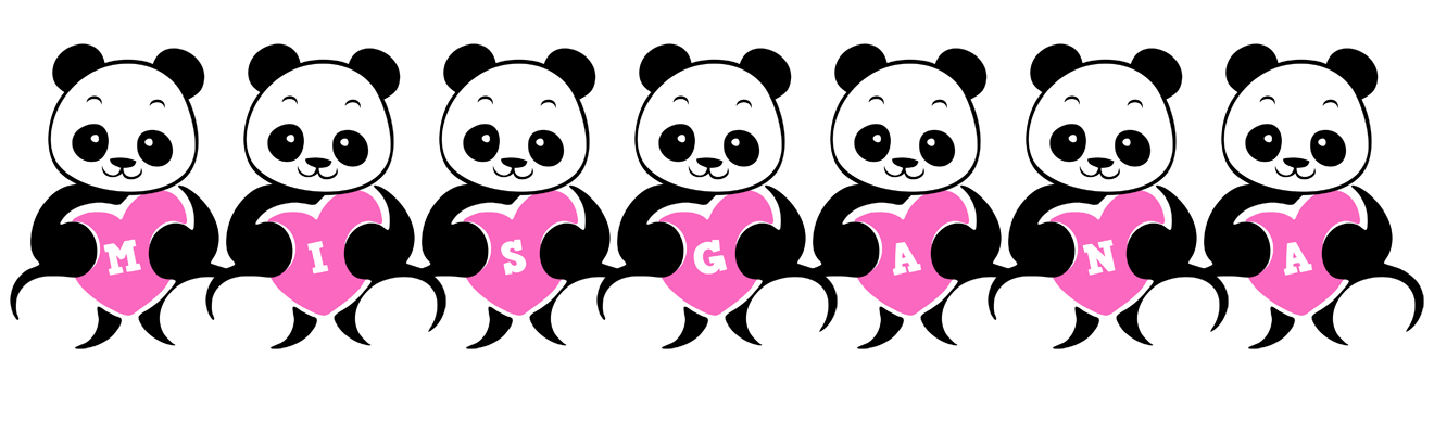 Misgana love-panda logo