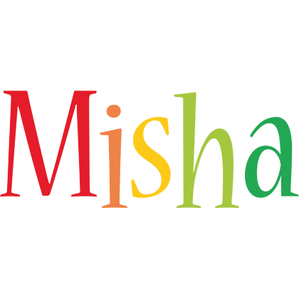 Misha birthday logo
