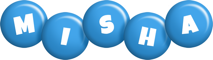 Misha candy-blue logo