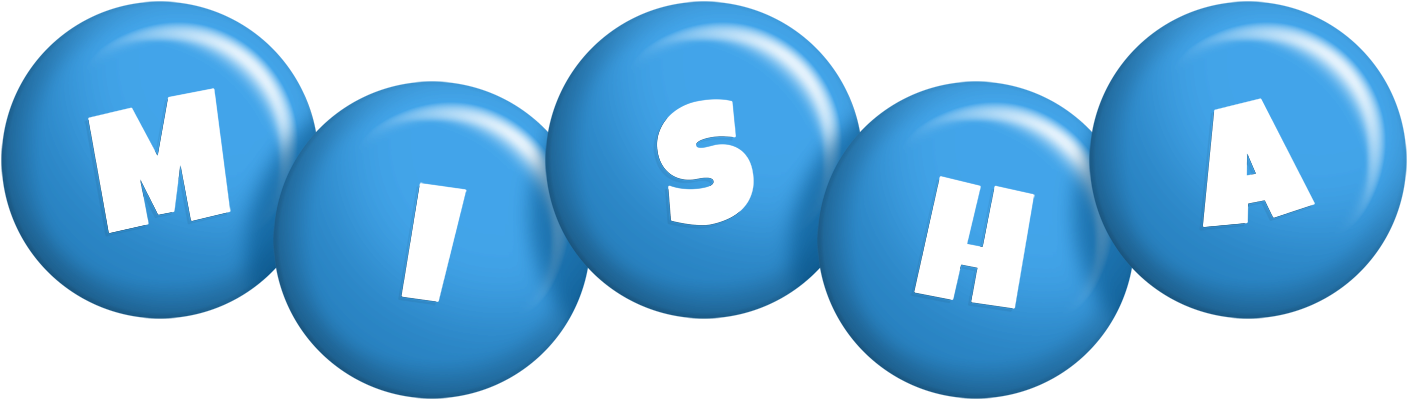 Misha candy-blue logo