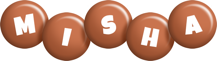 Misha candy-brown logo