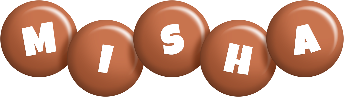 Misha candy-brown logo