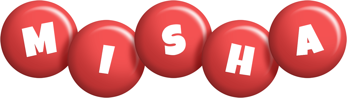 Misha candy-red logo