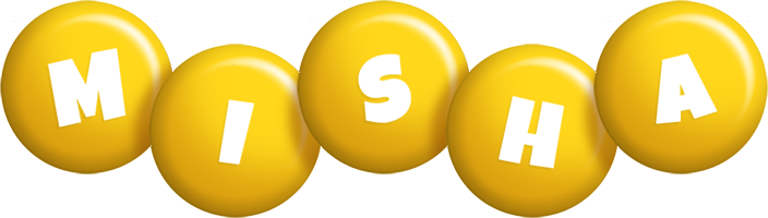 Misha candy-yellow logo