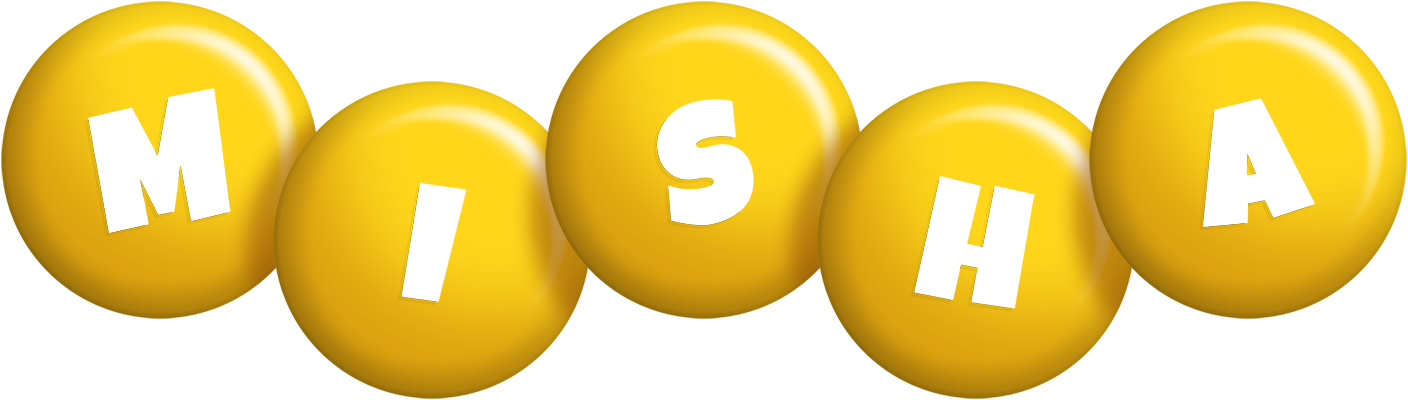 Misha candy-yellow logo