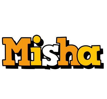 Misha cartoon logo