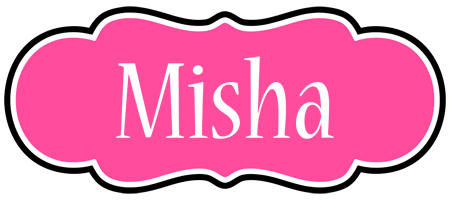 Misha invitation logo