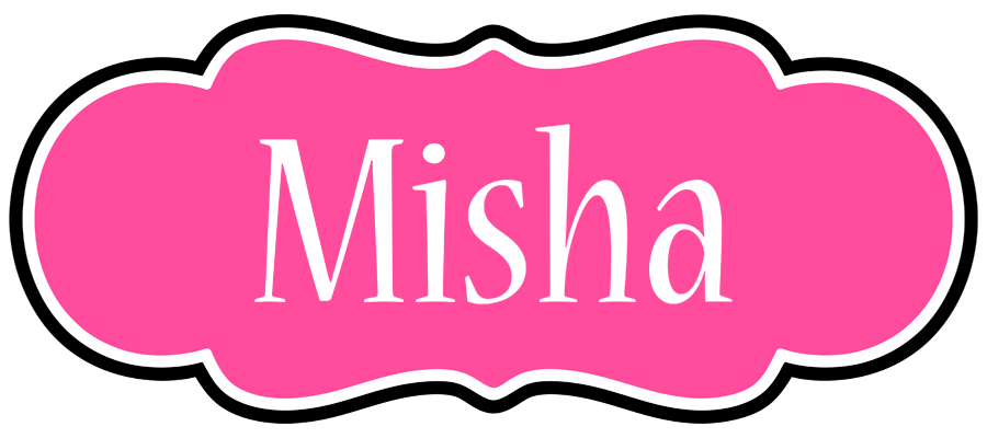 Misha invitation logo