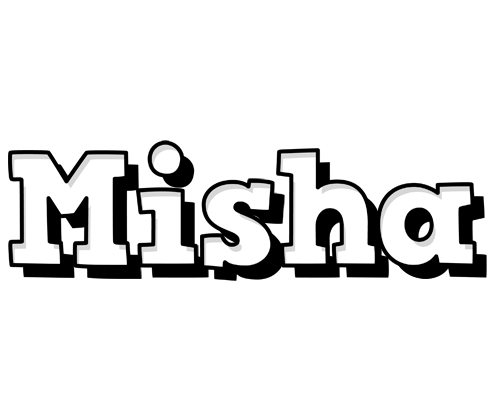 Misha snowing logo
