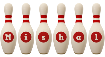 Mishal bowling-pin logo