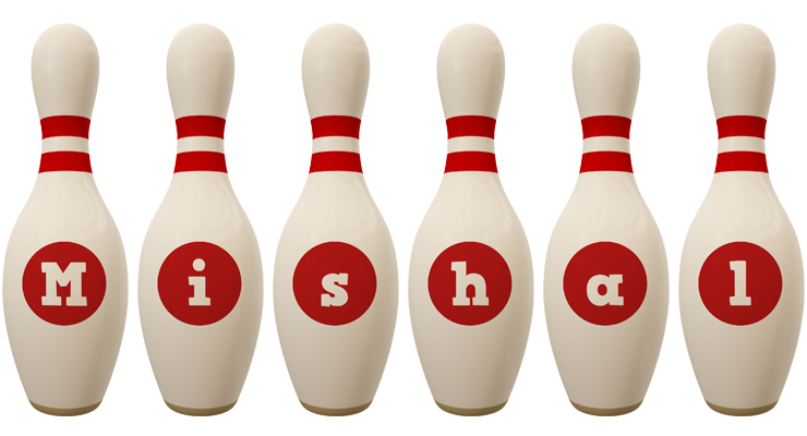 Mishal bowling-pin logo