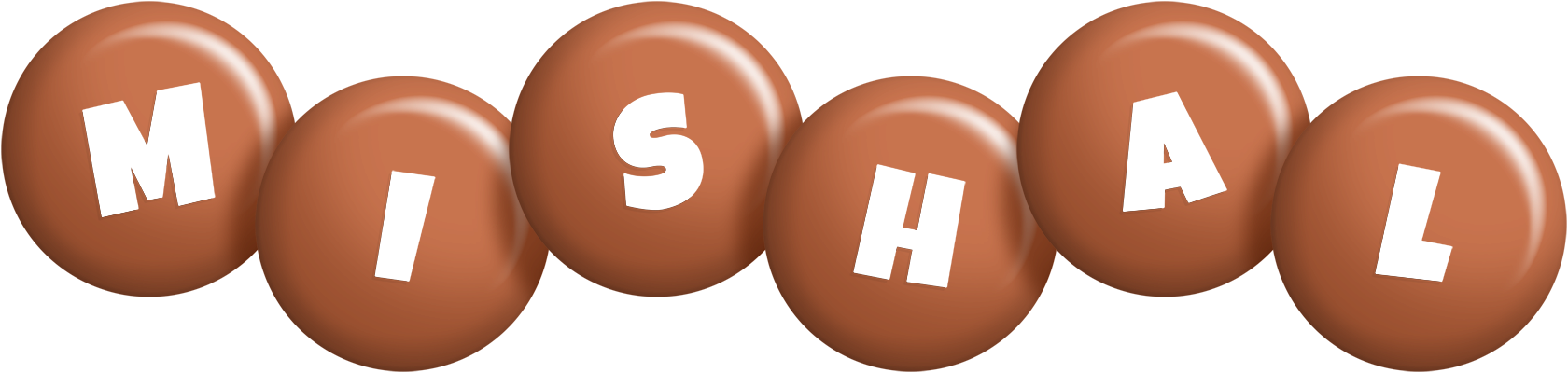 Mishal candy-brown logo