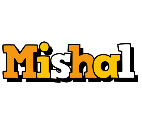 Mishal cartoon logo