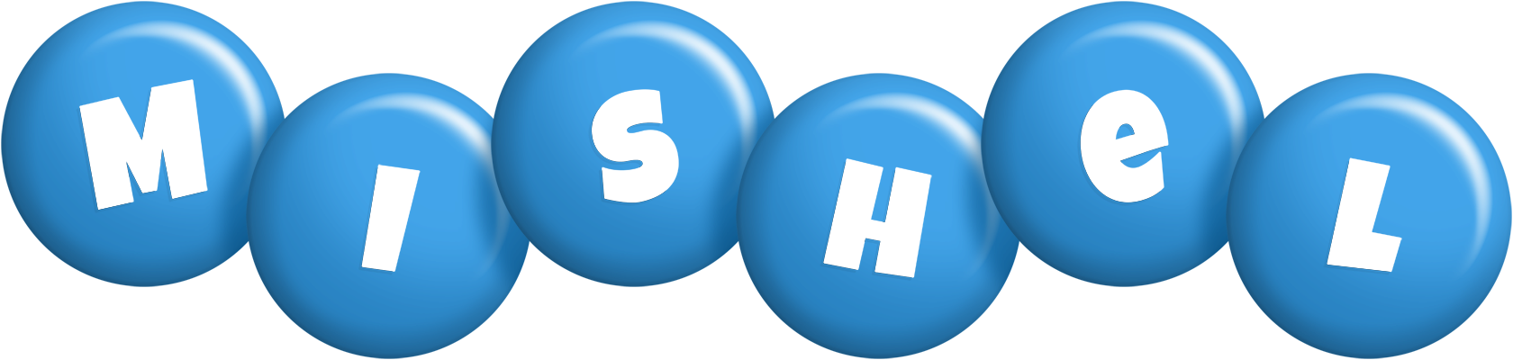 Mishel candy-blue logo