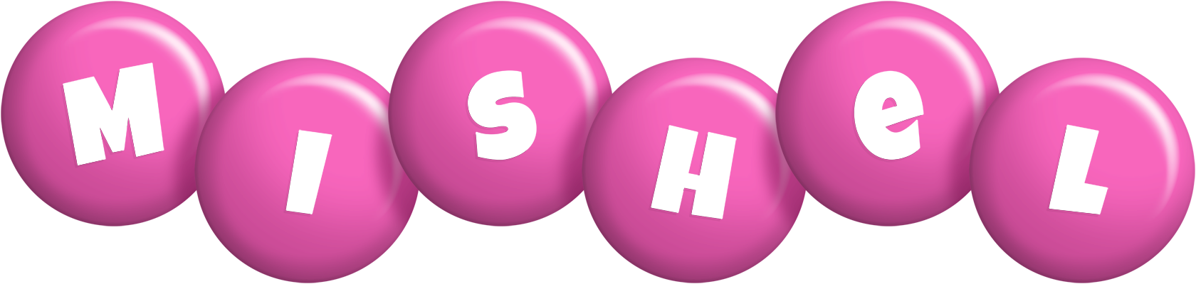 Mishel candy-pink logo
